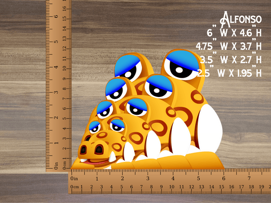 Alfonso ACNH Peeker Sticker Decal
