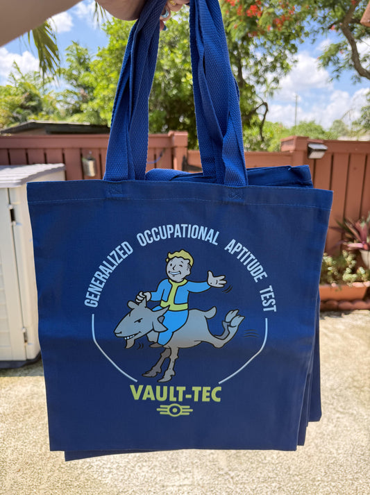 Vault Boy G.O.A.T. Canvas Tote Bag
