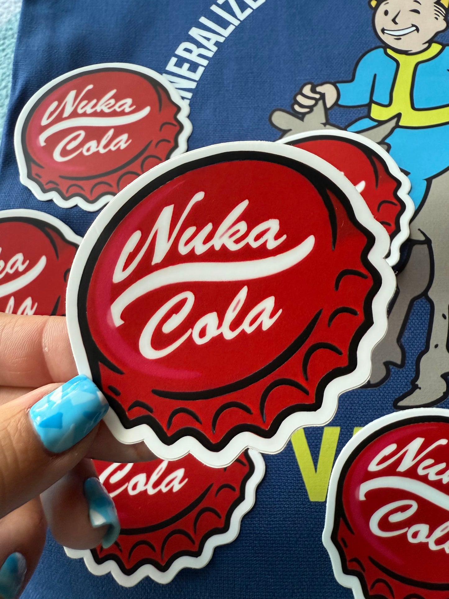 Nuka Cola Cap — 3" Matte Vinyl Sticker