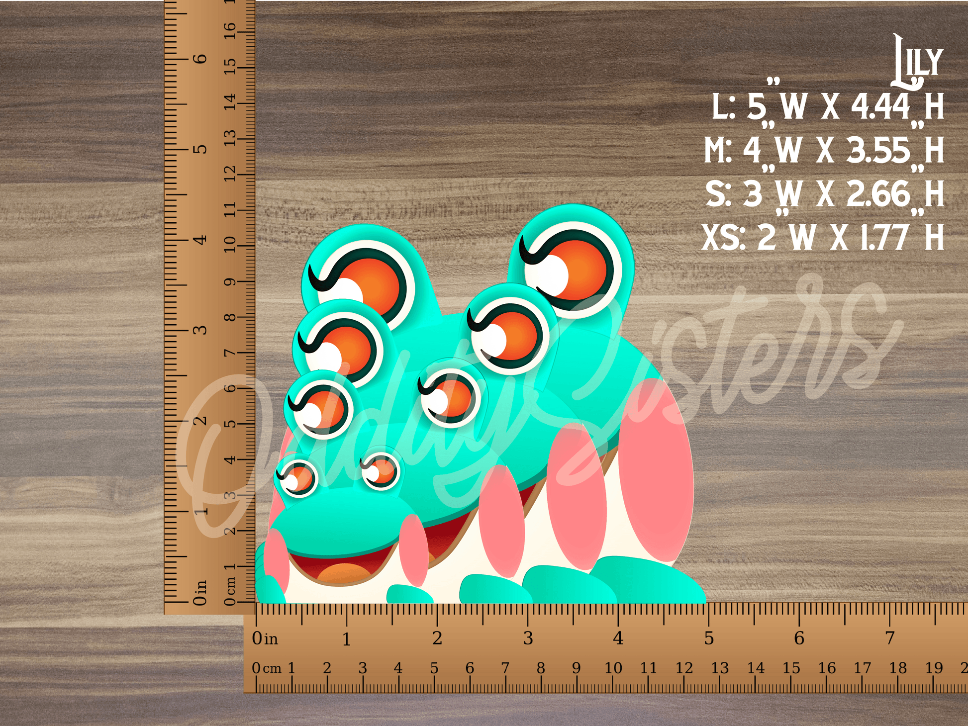 a ruler with a picture of a dragon on it