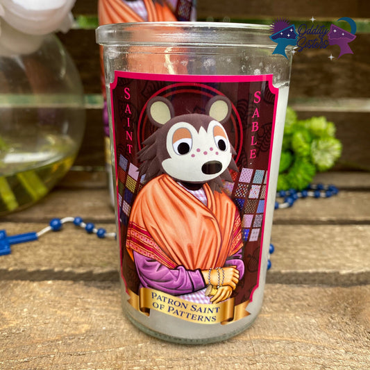 Mini Sable Prayer Candle 4 oz.