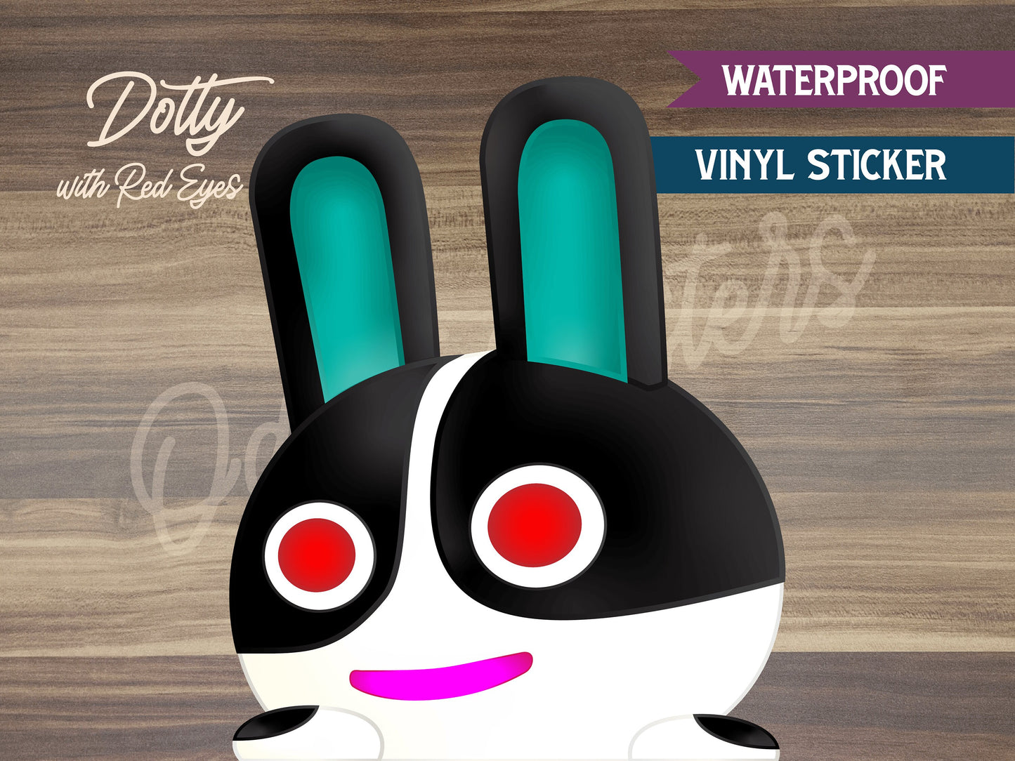 Dotty ACNH Peeker Sticker Decal