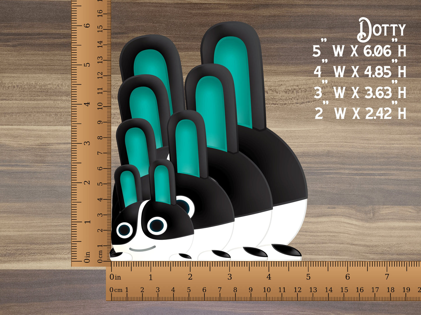 Dotty ACNH Peeker Sticker Decal