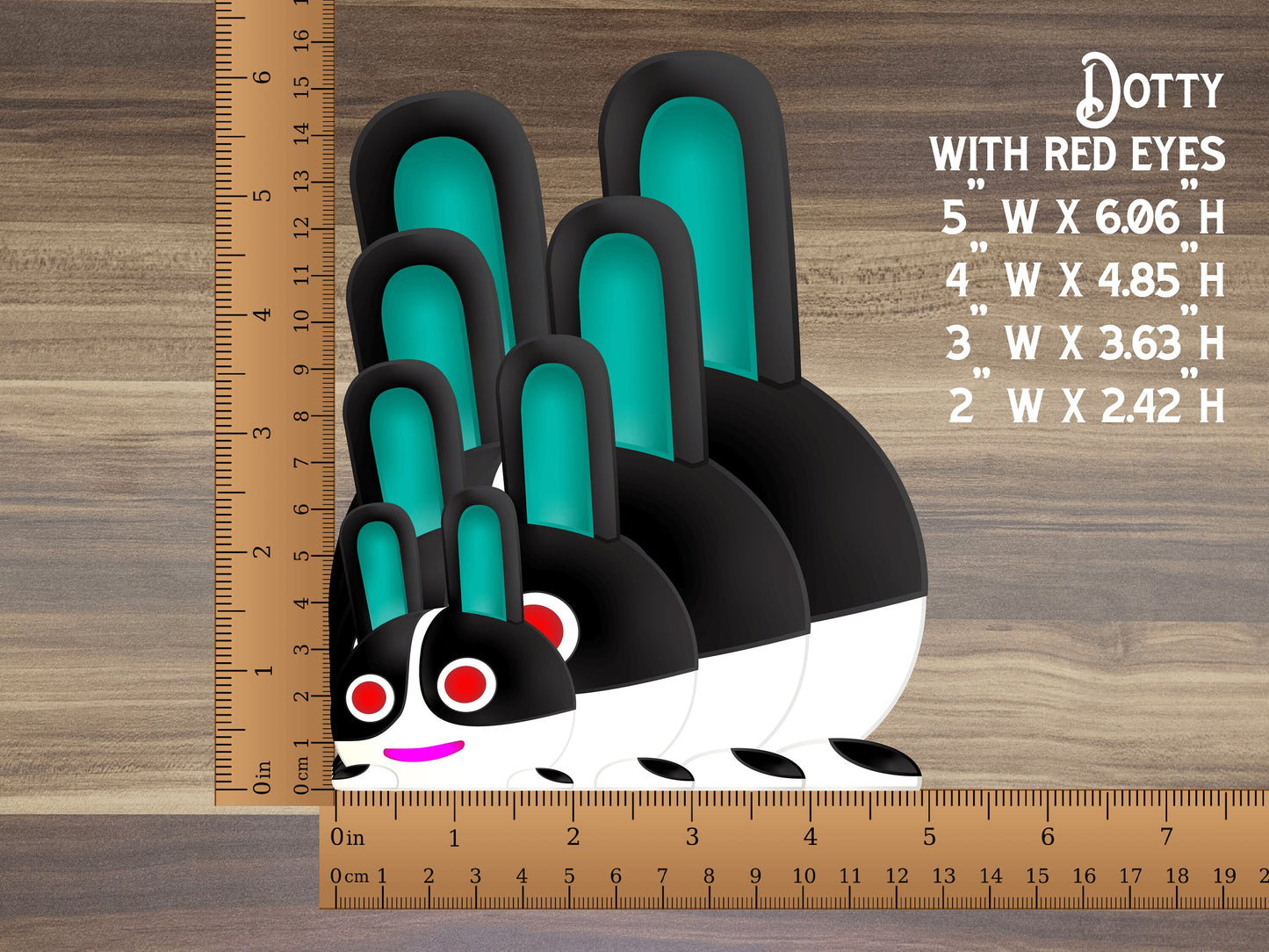 Dotty ACNH Peeker Sticker Decal