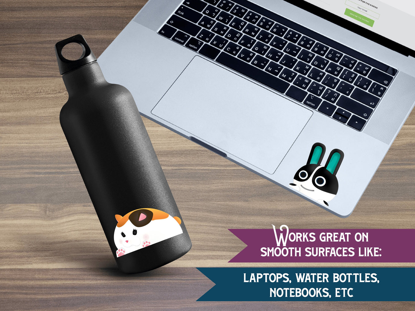 Dotty ACNH Peeker Sticker Decal