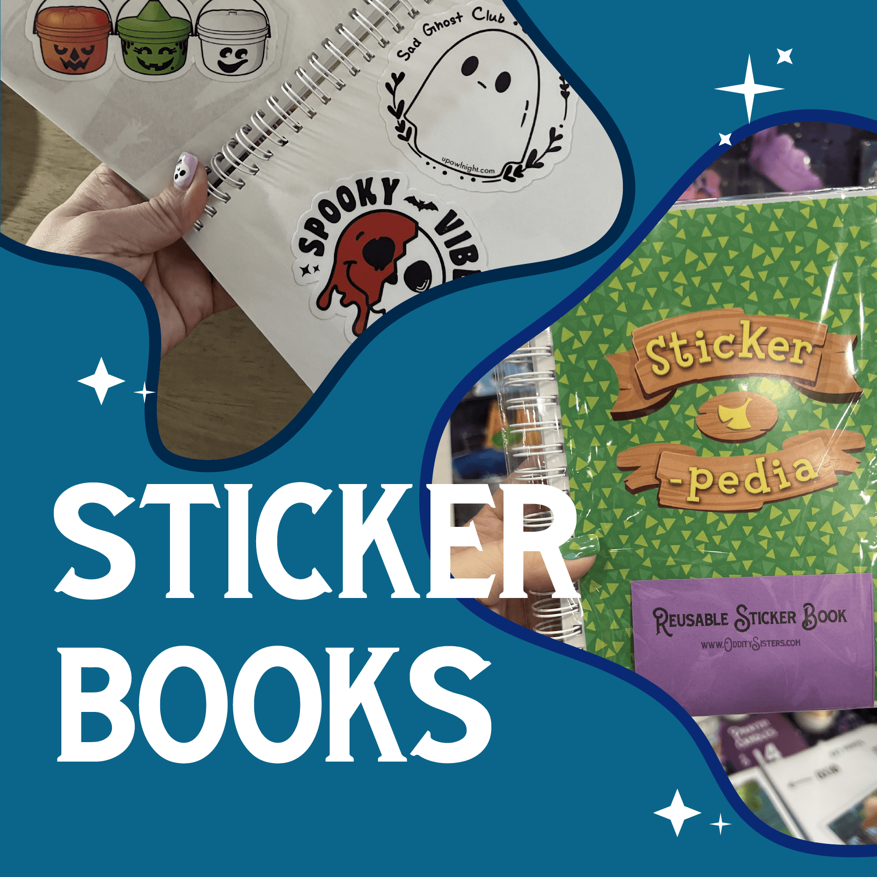 Reusable Sticker Books – Oddity Sisters