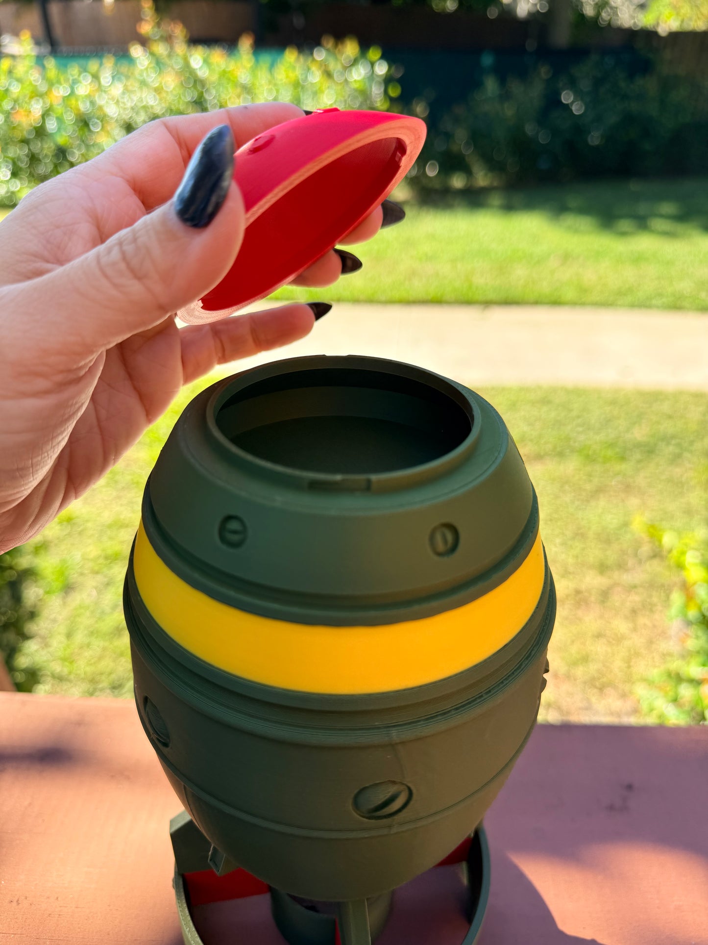 MTG Deck Box Mini Nuke — With Top Dice Chamber