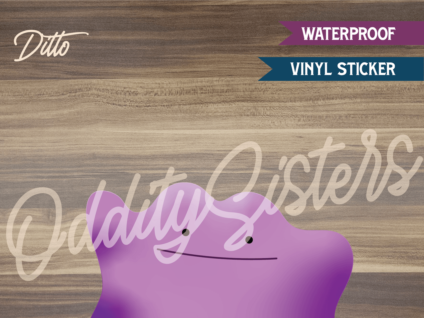Ditto Peeker Sticker Decal