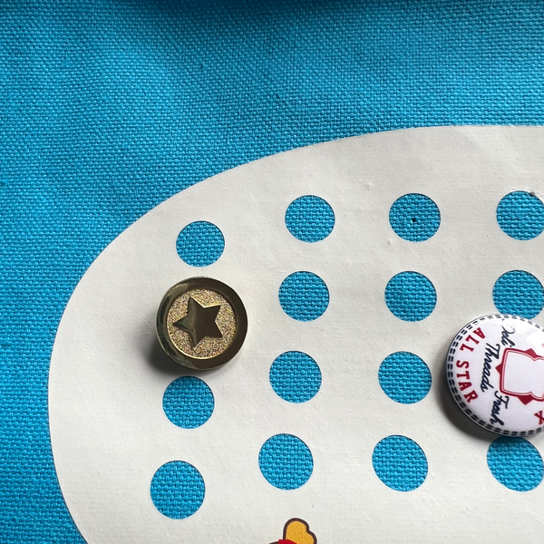 Gold Bell Enamel Pin