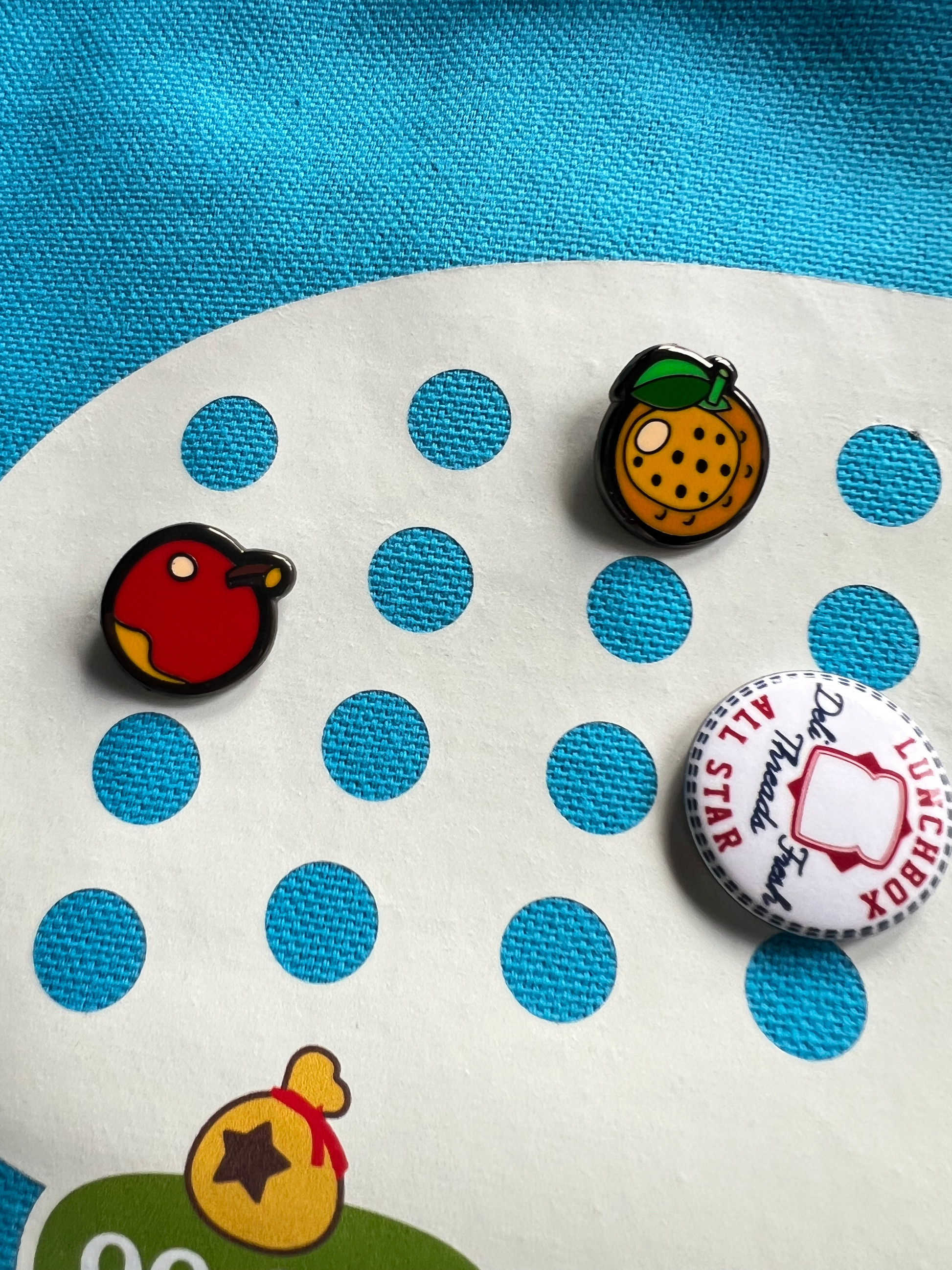 Fruit Island Enamel Pins – Set of 6