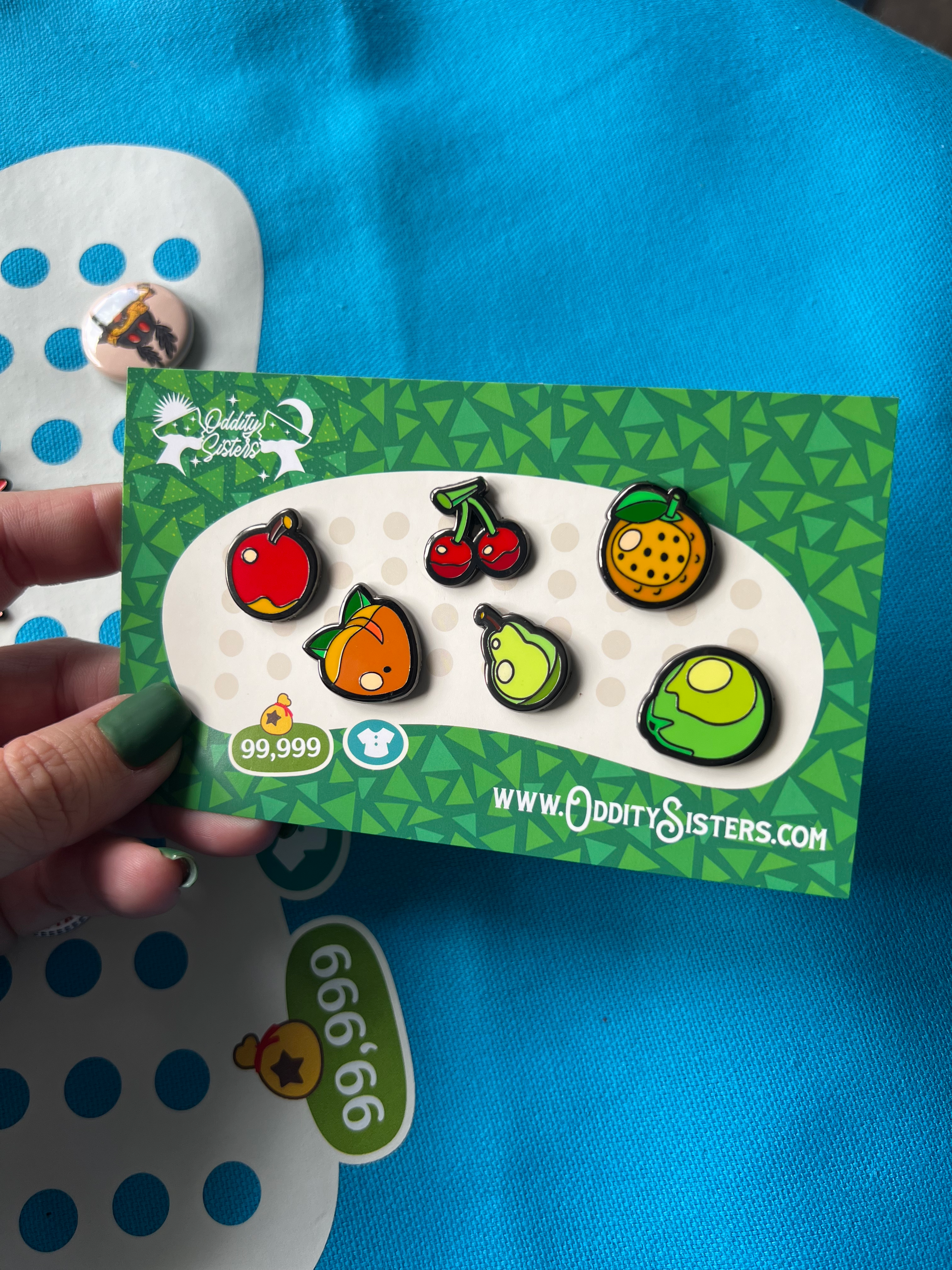 Fruit Island Enamel Pins – Set of 6