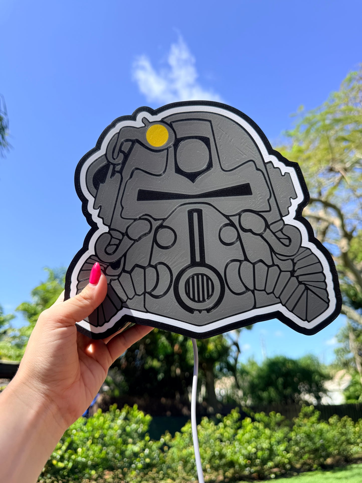 T-60 Silver Power Armor Lightbox
