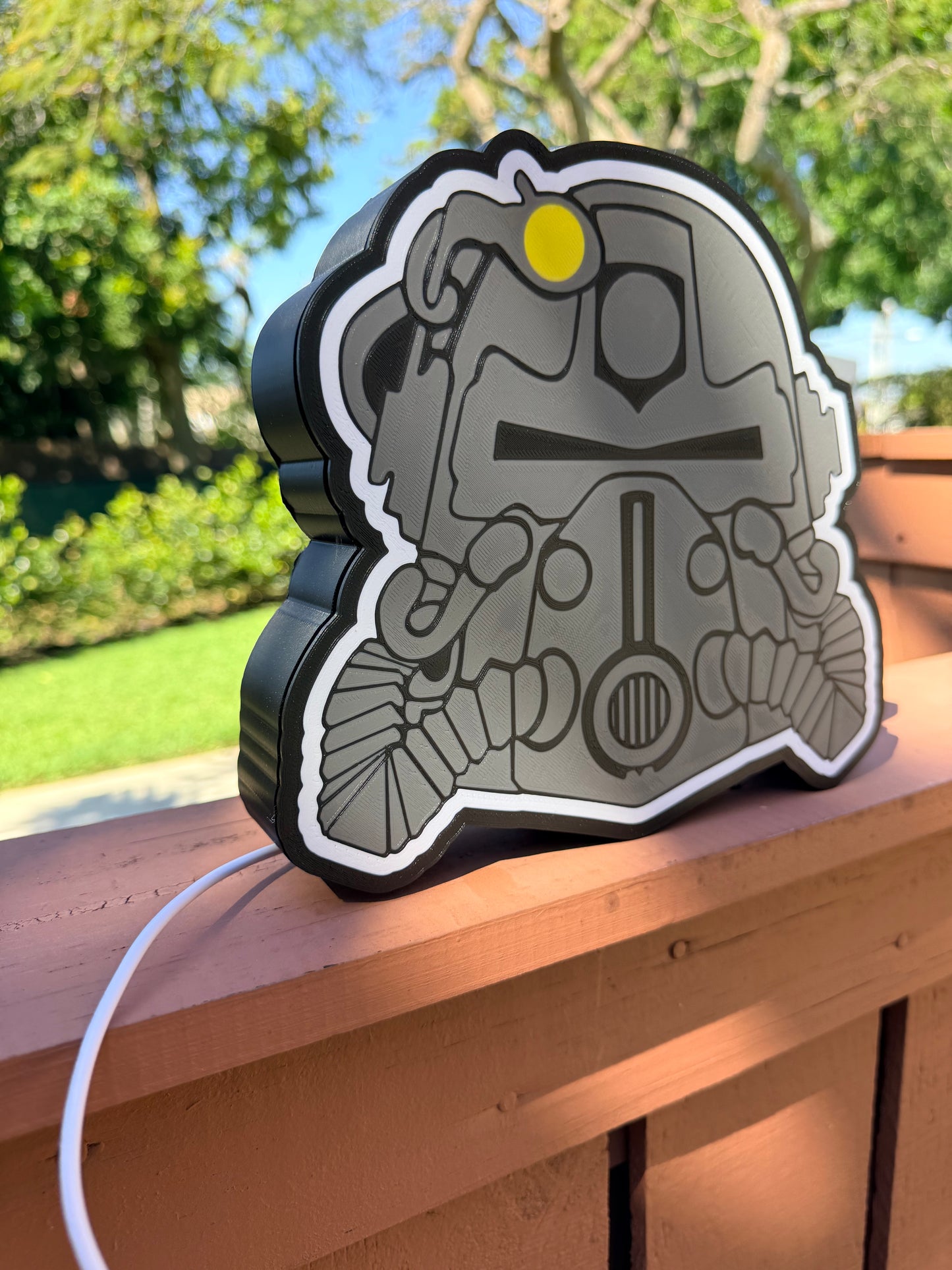 T-60 Silver Power Armor Lightbox