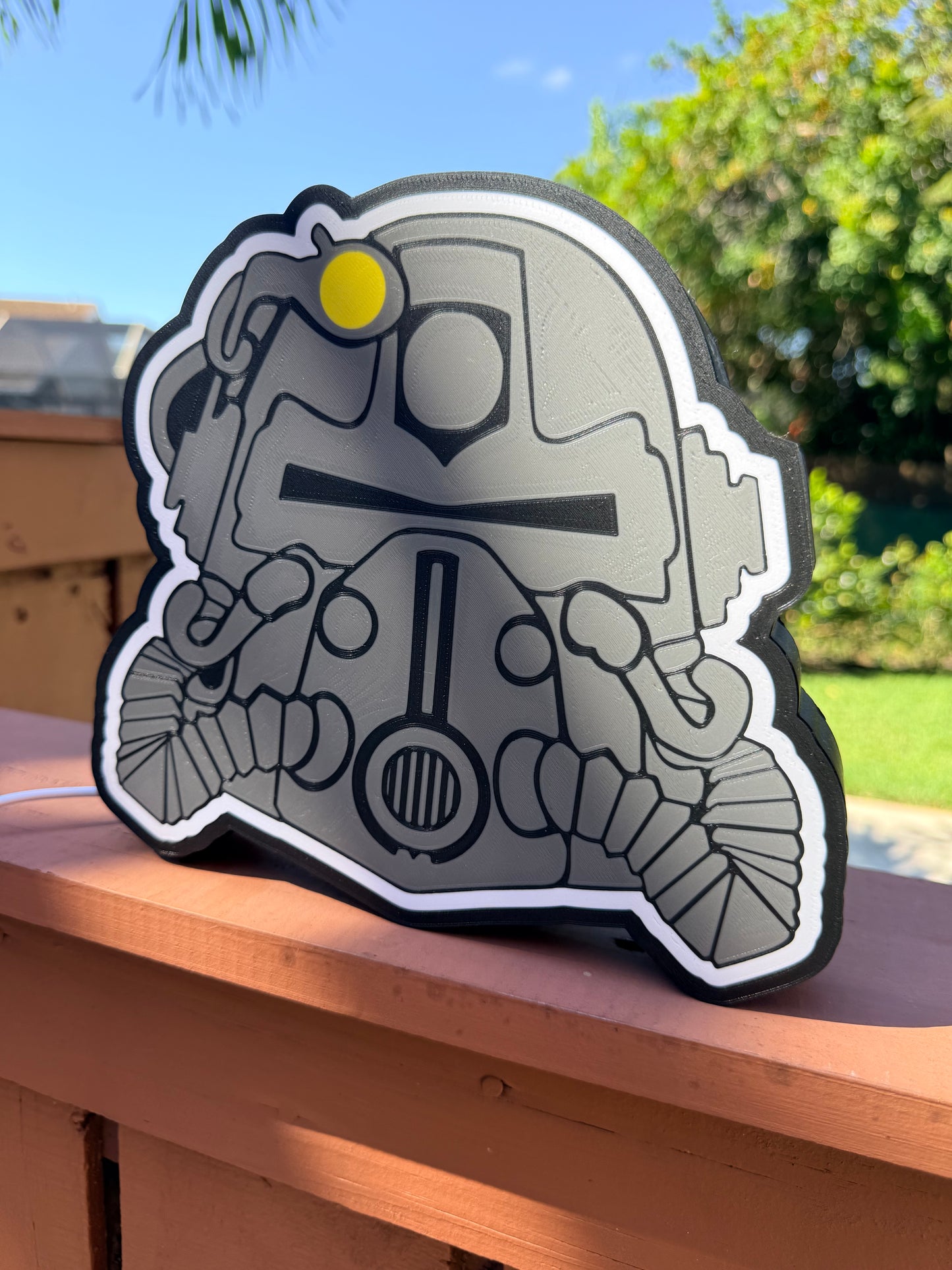 T-60 Silver Power Armor Lightbox