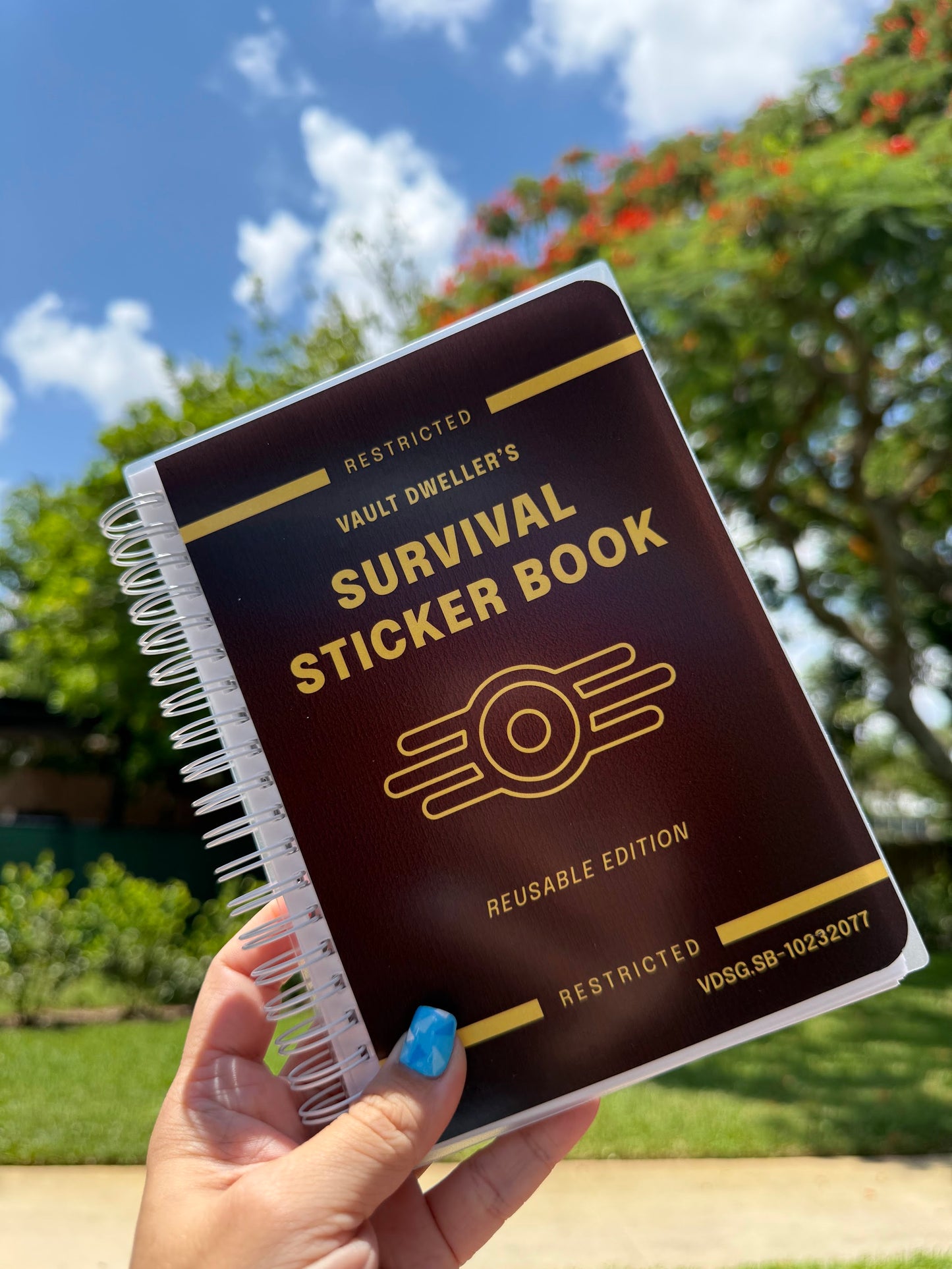 5x7" Survival Reusable Sticker Book