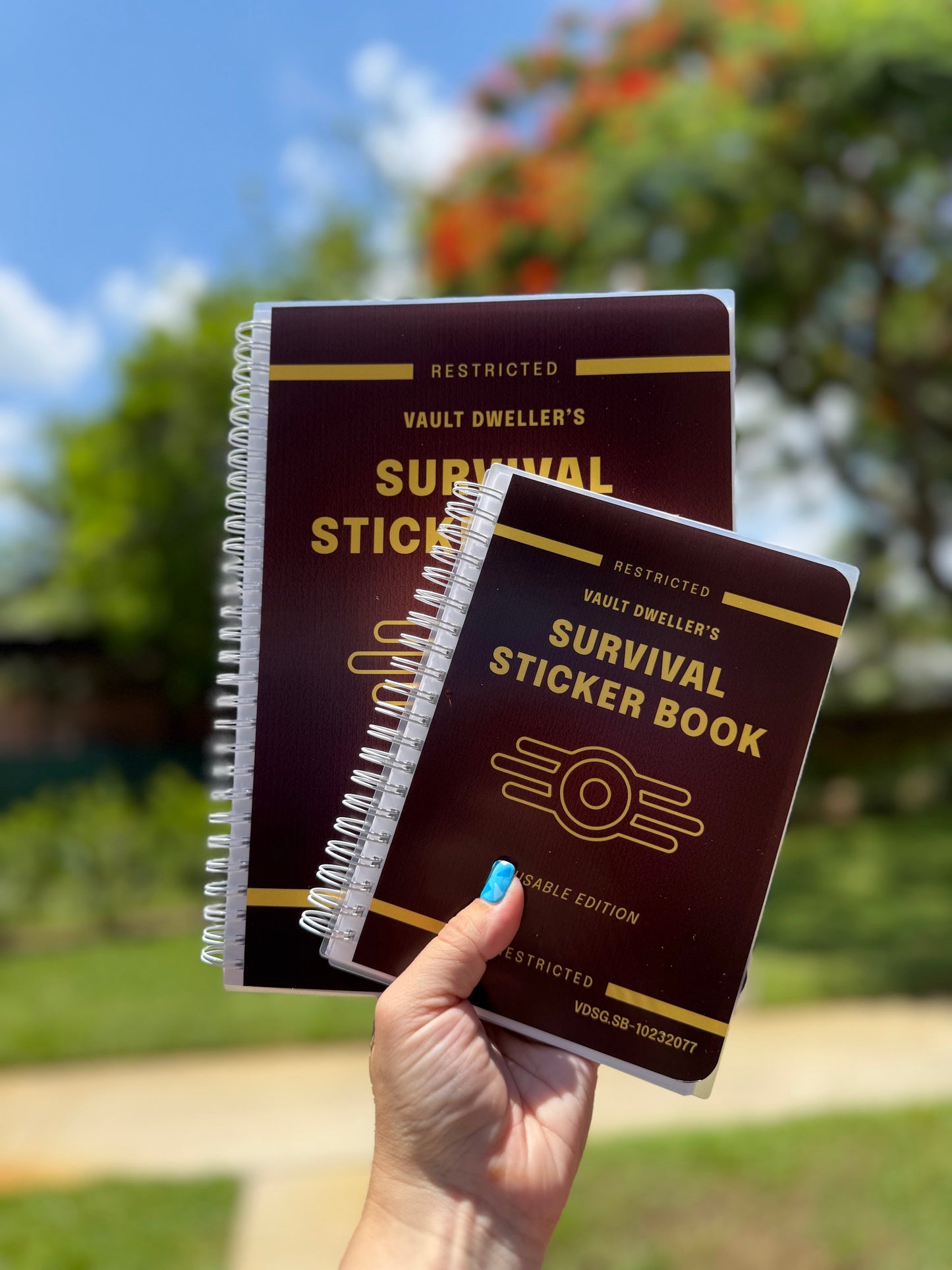 7.5x10" Survival Reusable Sticker Book