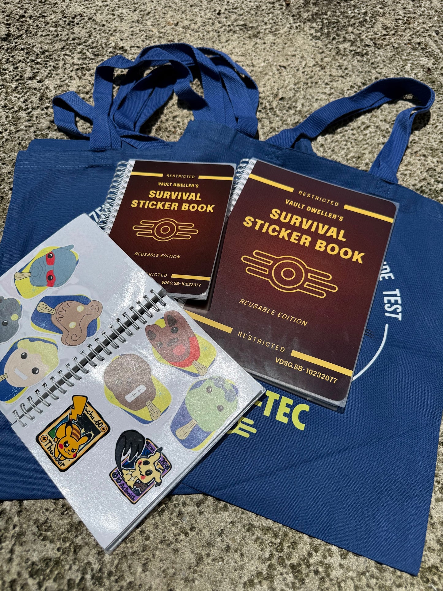 5x7" Survival Reusable Sticker Book
