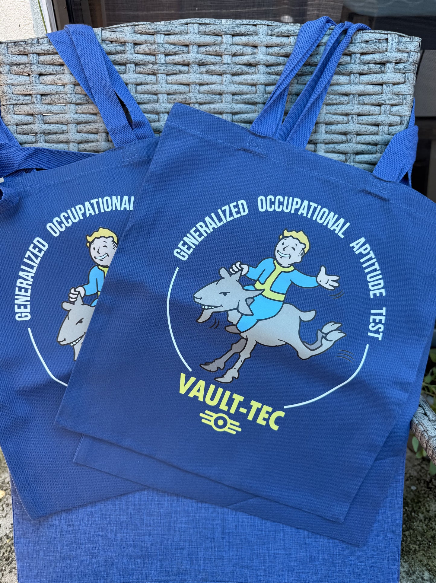 Vault Boy G.O.A.T. Canvas Tote Bag