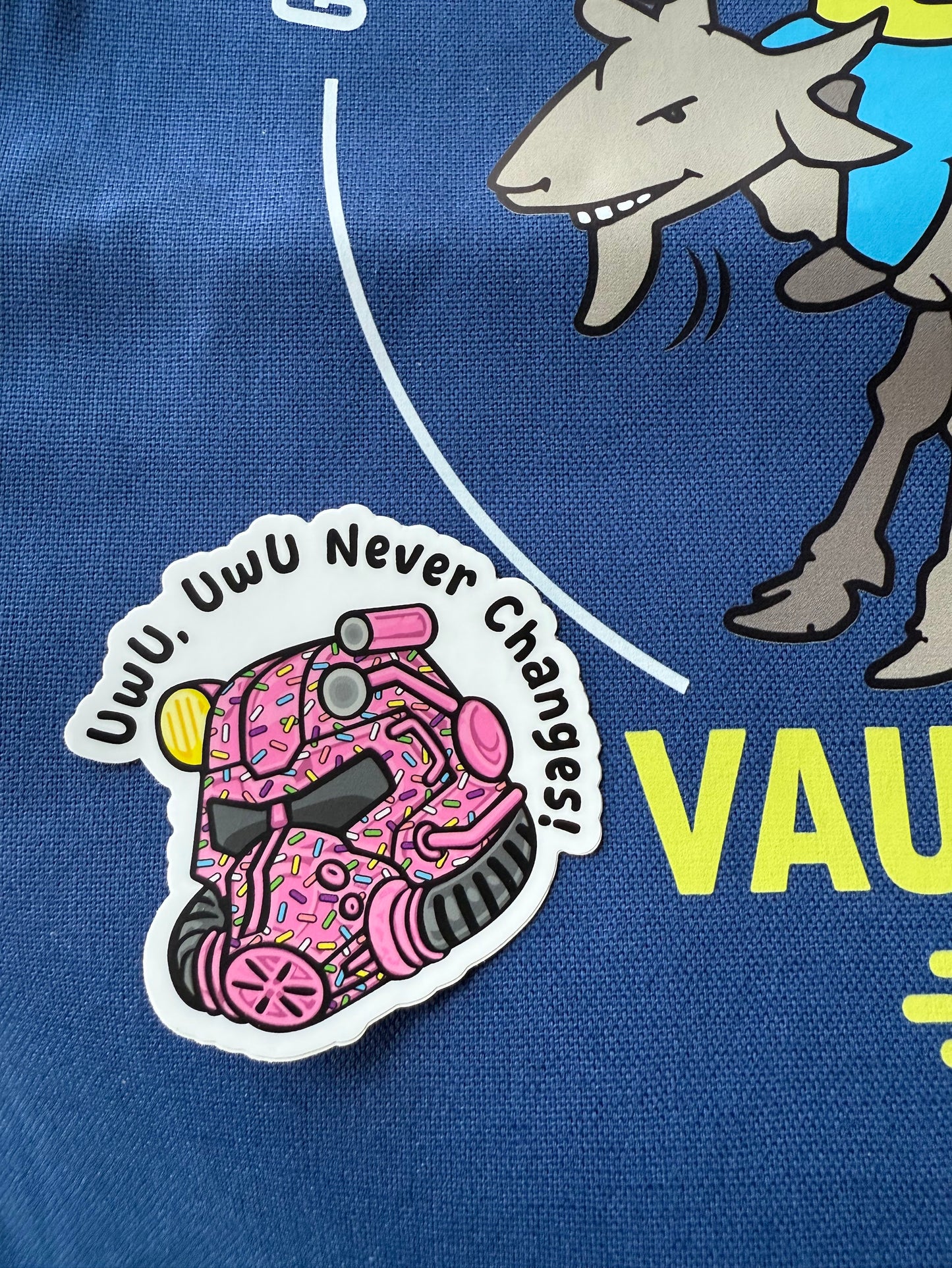 UwU, UwU Never Changes — 3" Matte Vinyl Sticker