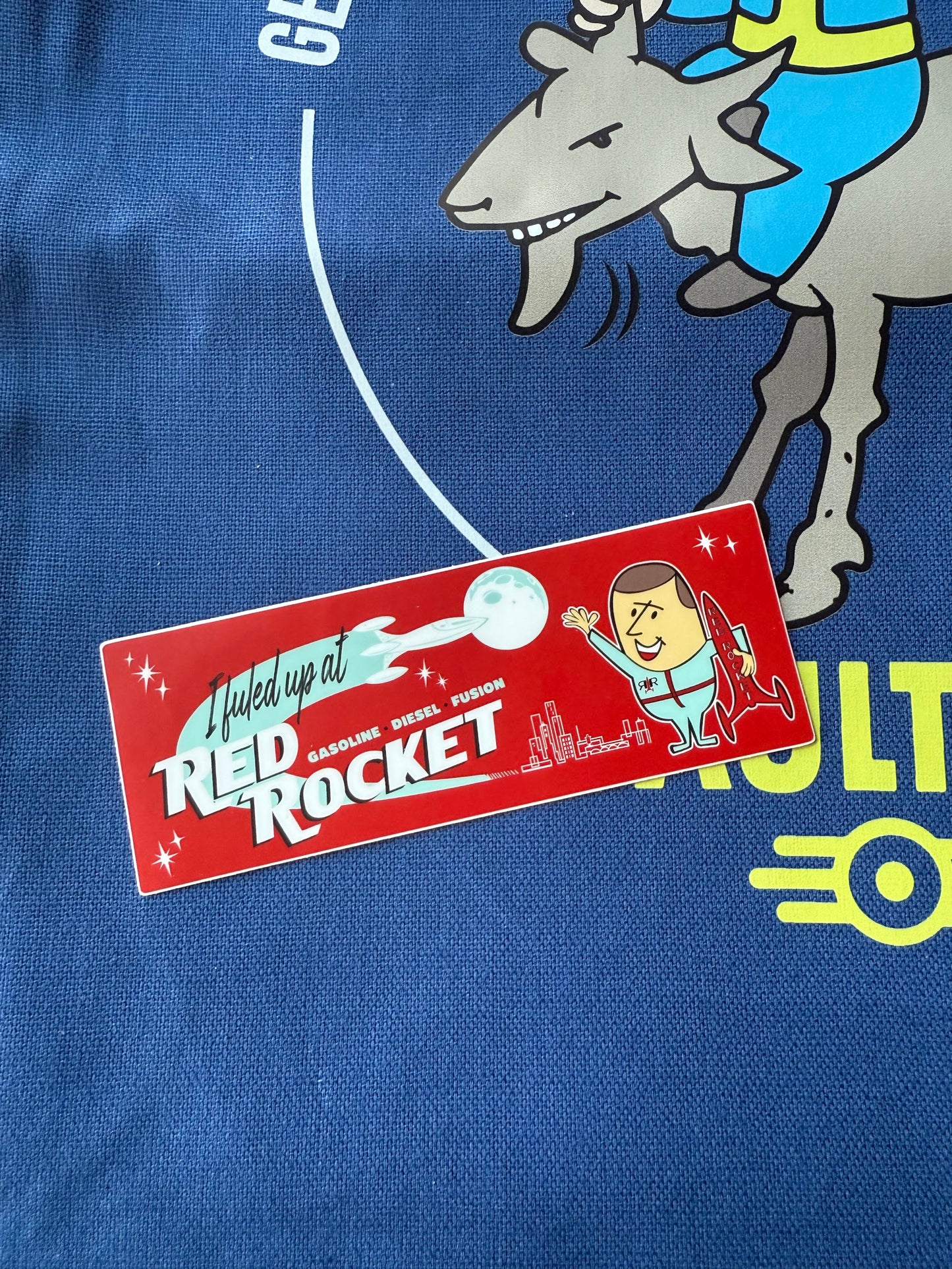 I Fueled Up At Red Rocket — 5" Matte Vinyl Sticker