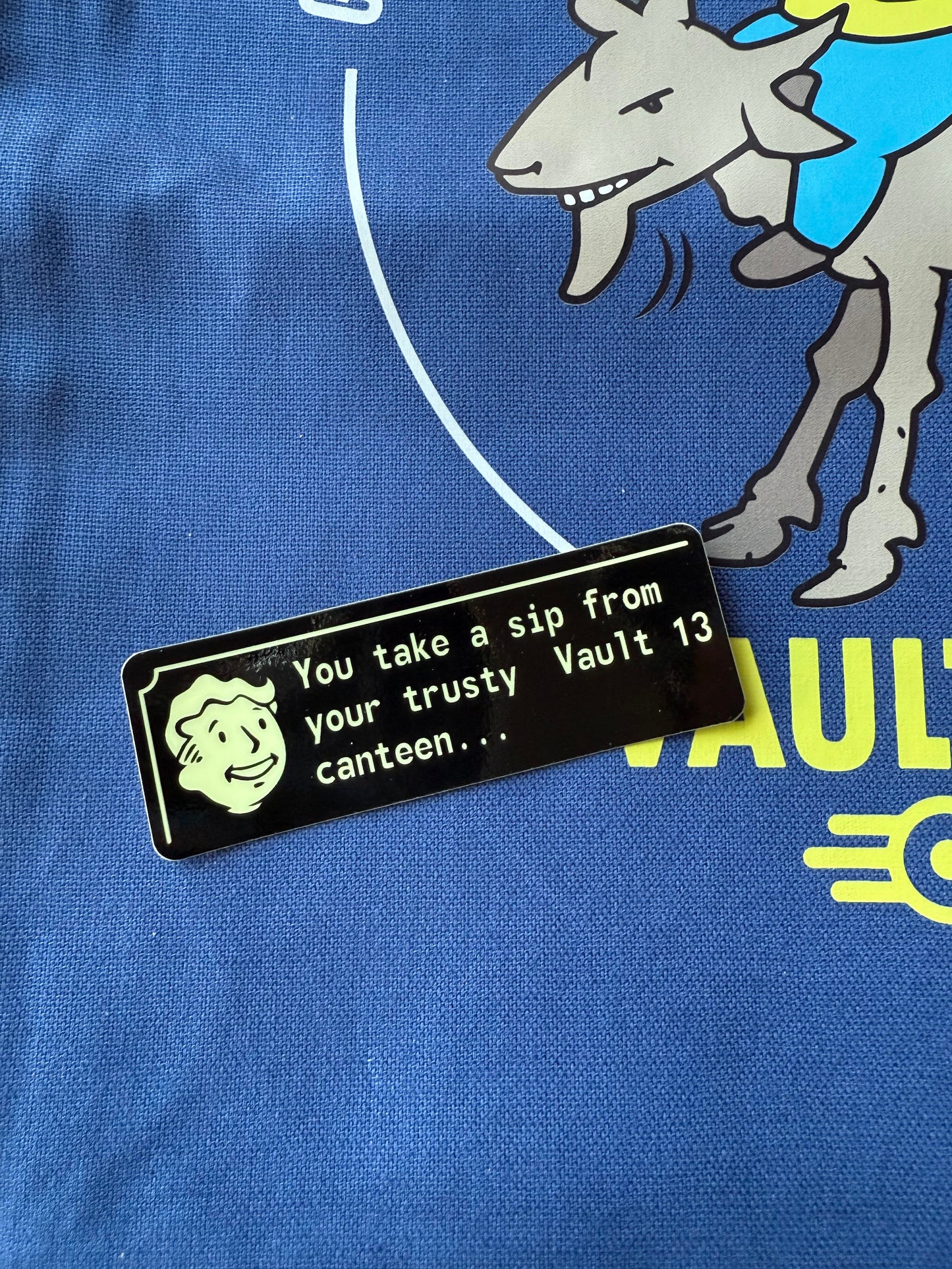 Vault 13 Canteen (Clow-In-The-Dark) — 3" Gloss Vinyl Sticker