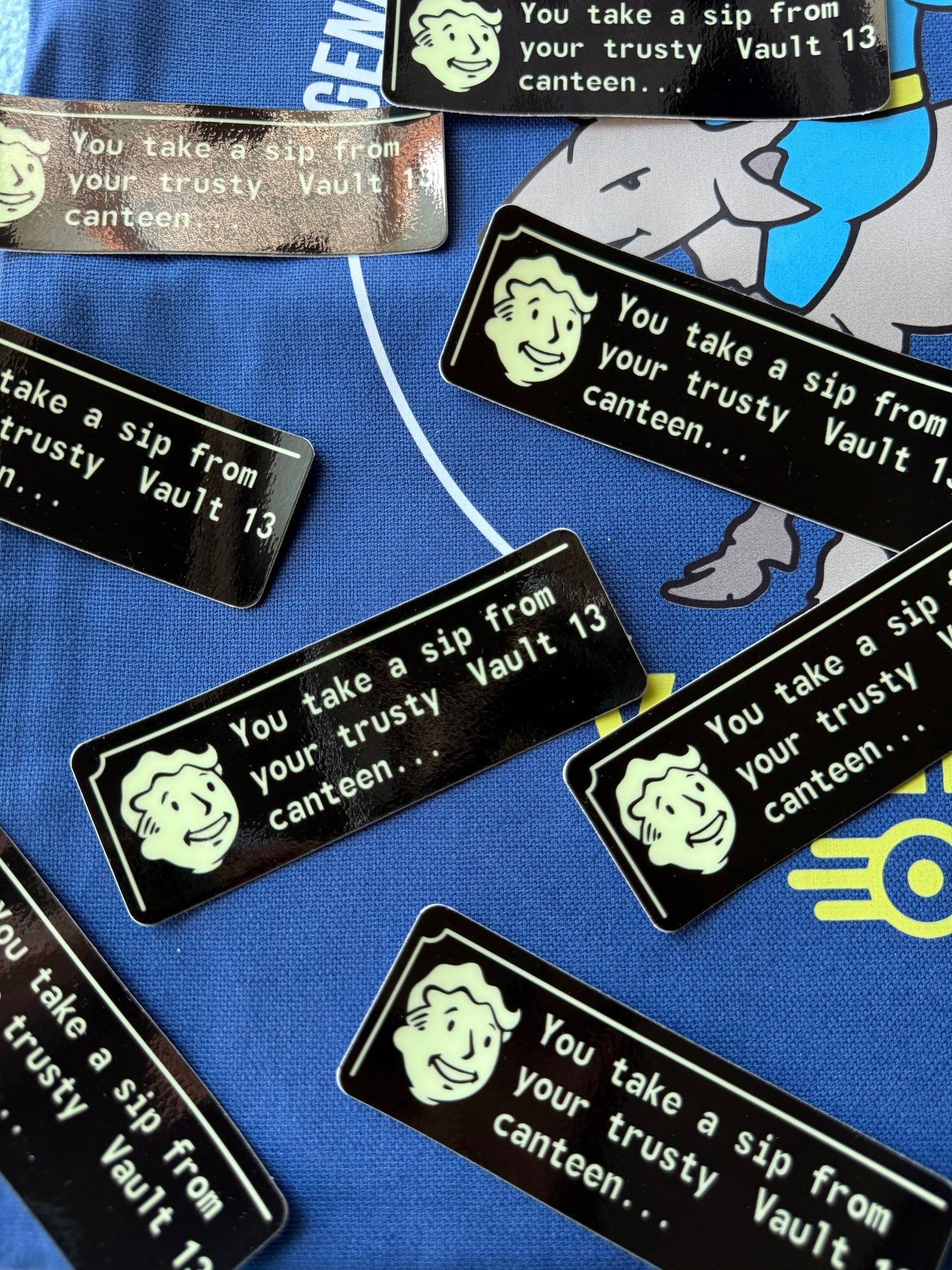 Vault 13 Canteen (Clow-In-The-Dark) — 3" Gloss Vinyl Sticker