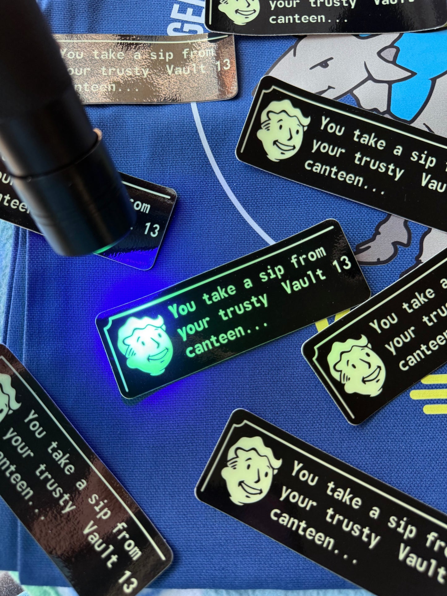 Vault 13 Canteen (Clow-In-The-Dark) — 3" Gloss Vinyl Sticker