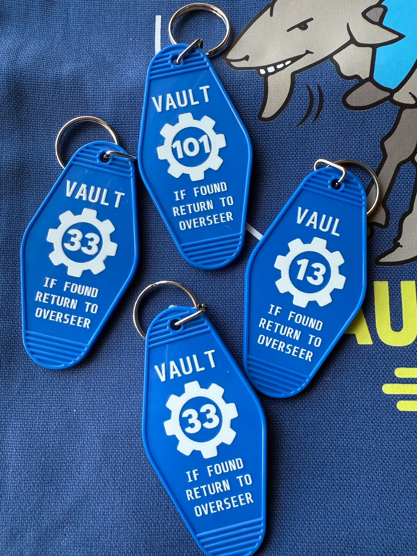 Vault Return To Overseer Motel Keychain