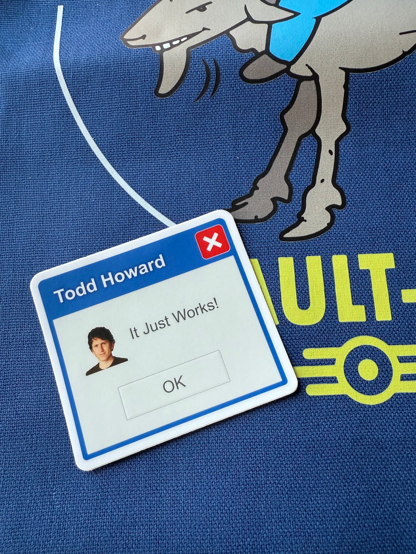 It Just Works — 3" Matte Vinyl Sticker