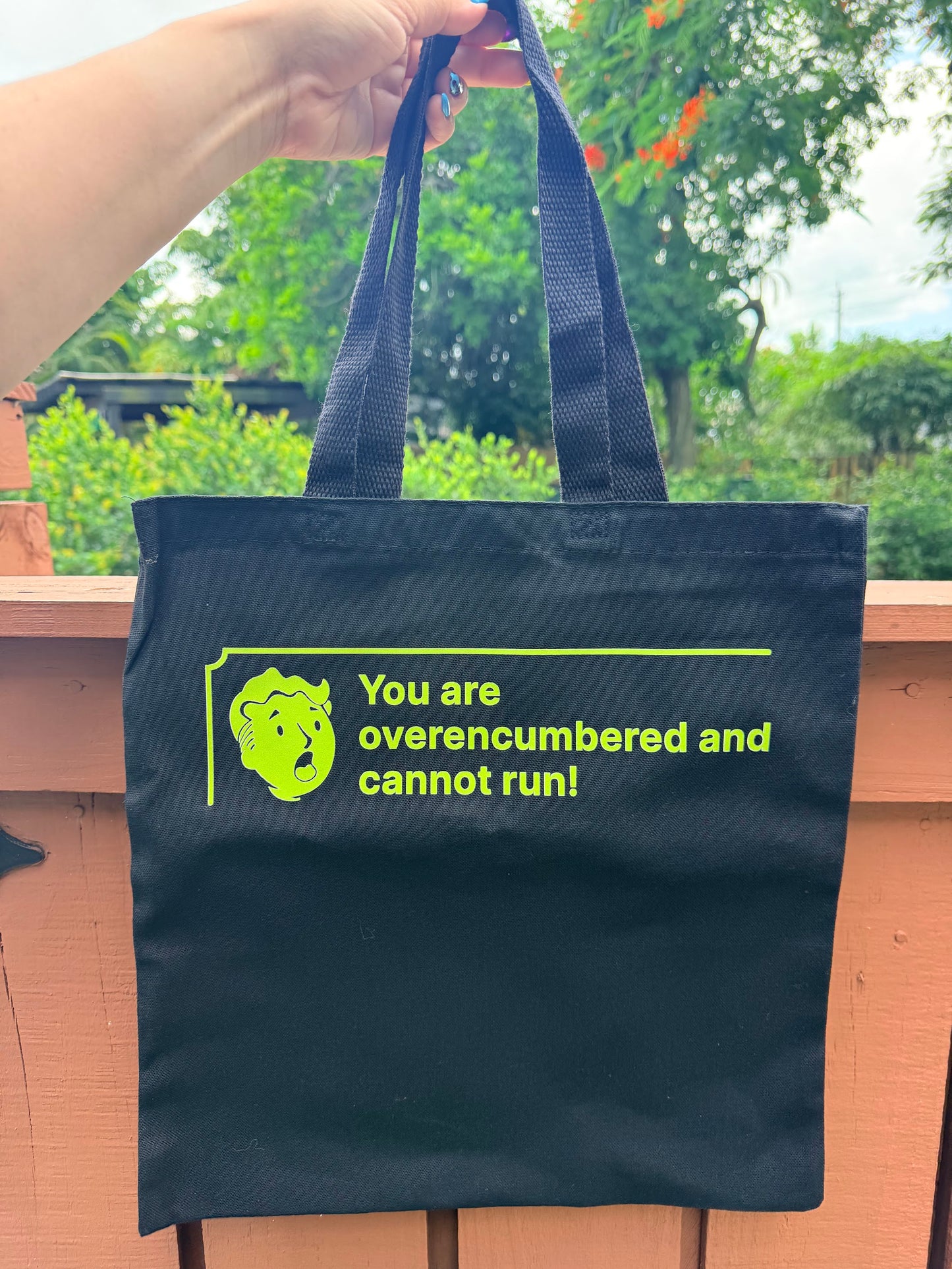 You Are Overencumbered Canvas Tote Bag
