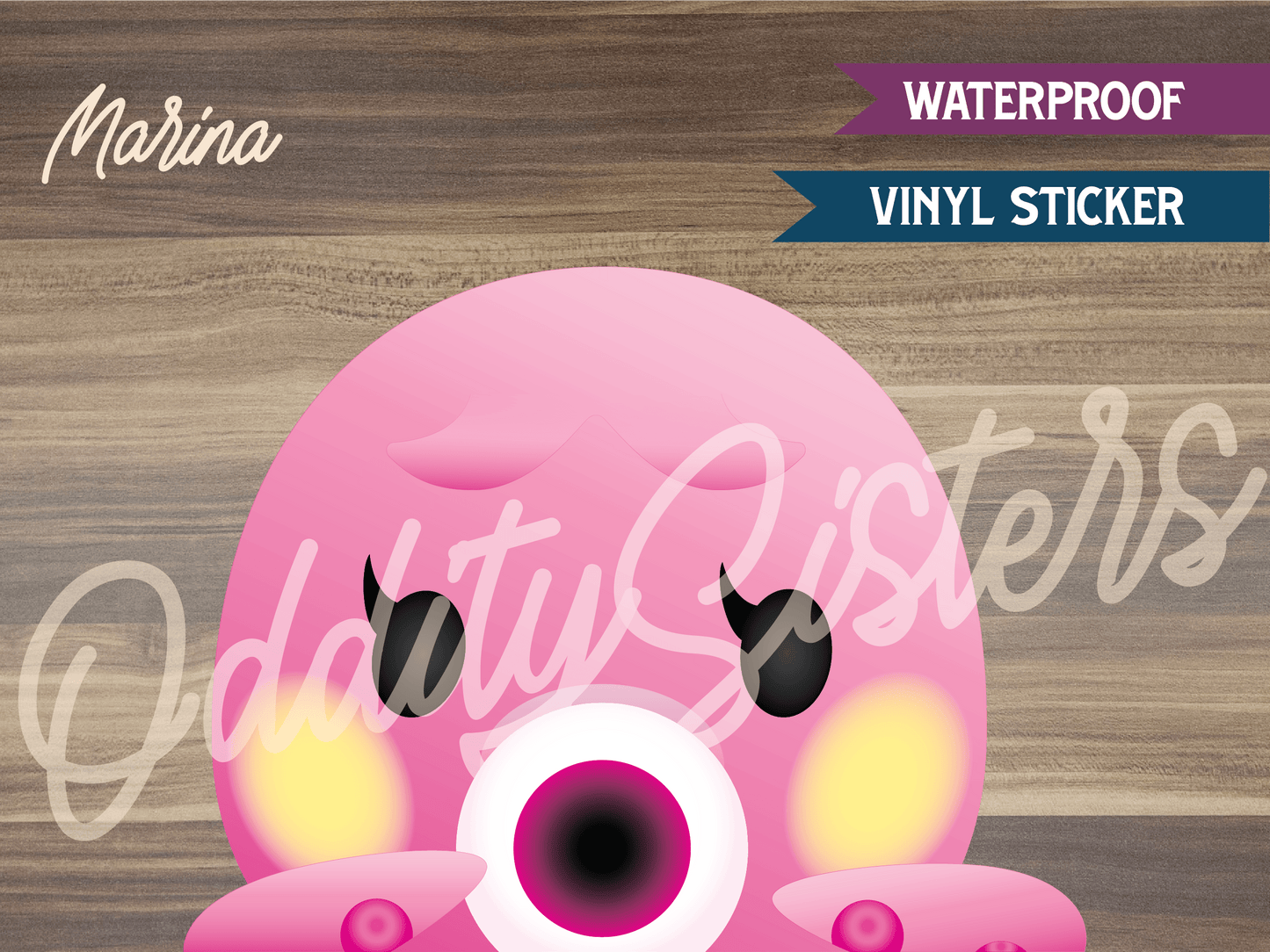 Marina ACNH Peeker Sticker Decal