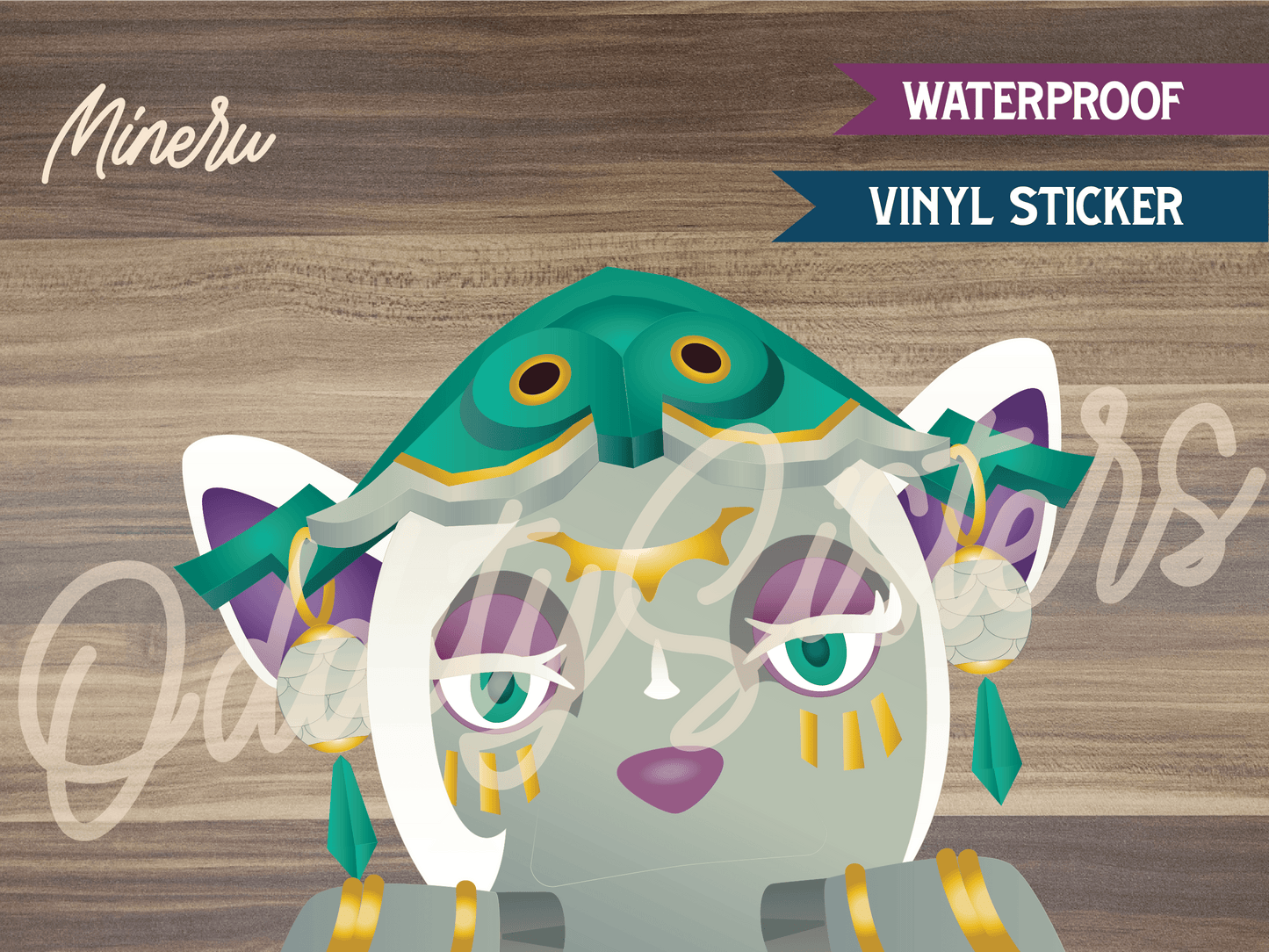 Mineru ACNH Peeker Sticker Decal