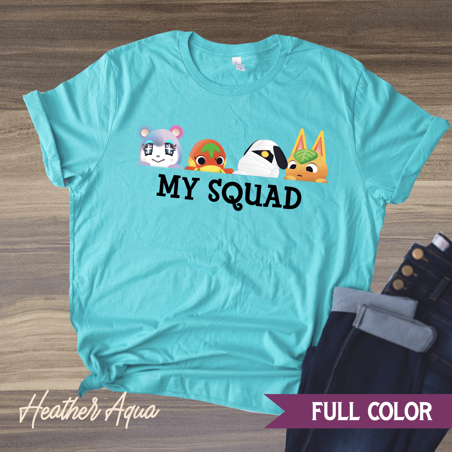 My Squad Villagers T-Shirt - Custom Animal Crossing Unisex T-Shirt