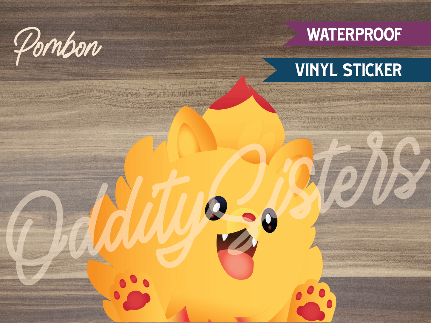Pombon Peeker Sticker Decal