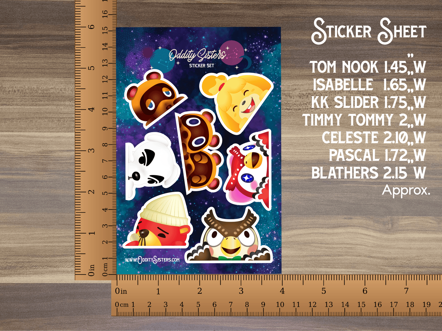 Animal Crossing Mini Stickers - Sticker Sheet