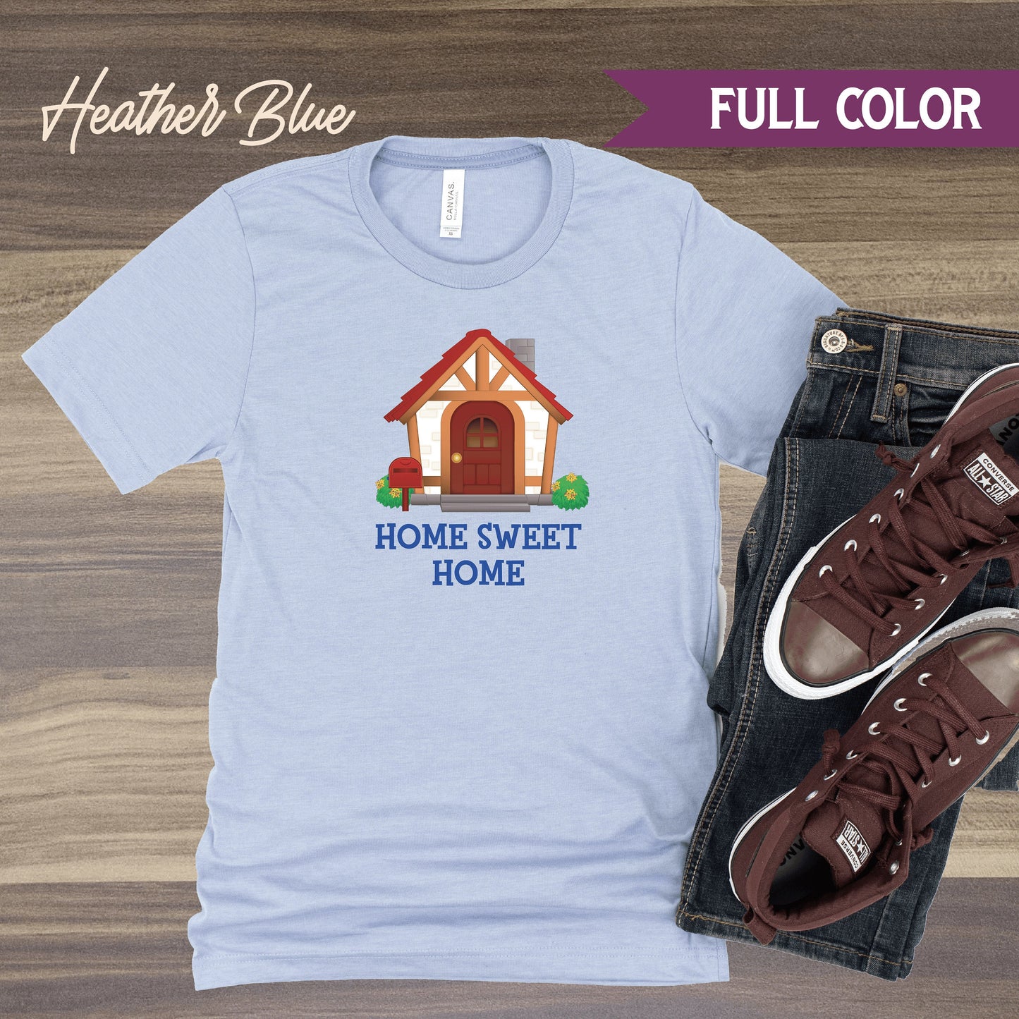 Home Sweet Home T-Shirt - Custom Animal Crossing Unisex T-Shirt