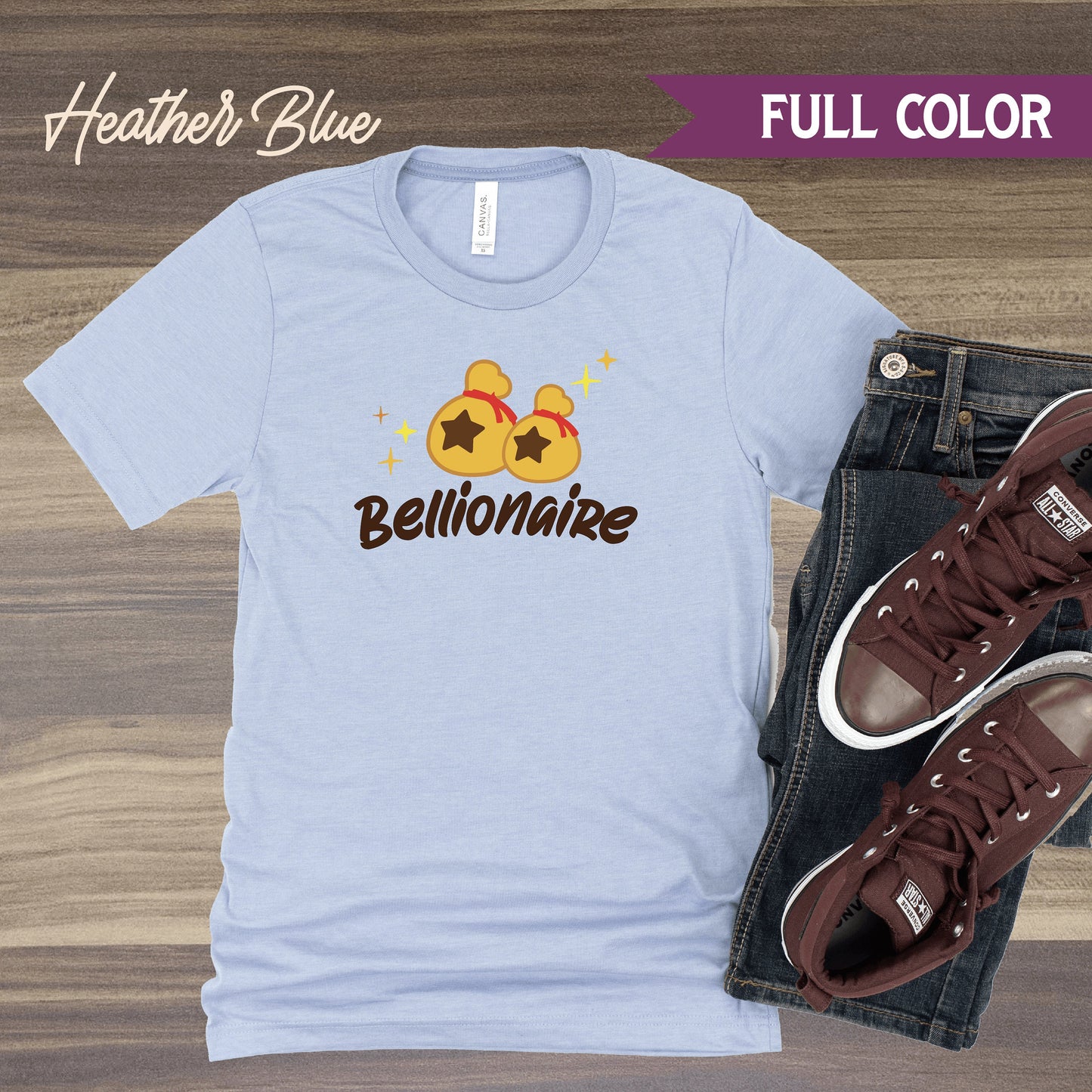 Bellionaire T-Shirt - Custom Animal Crossing Unisex T-Shirt