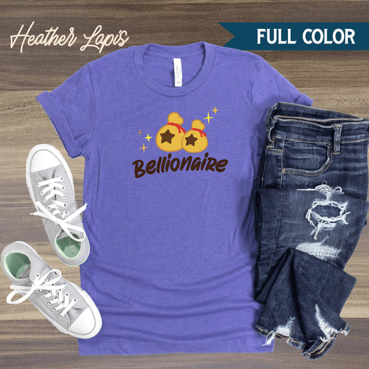 Bellionaire T-Shirt - Custom Animal Crossing Unisex T-Shirt