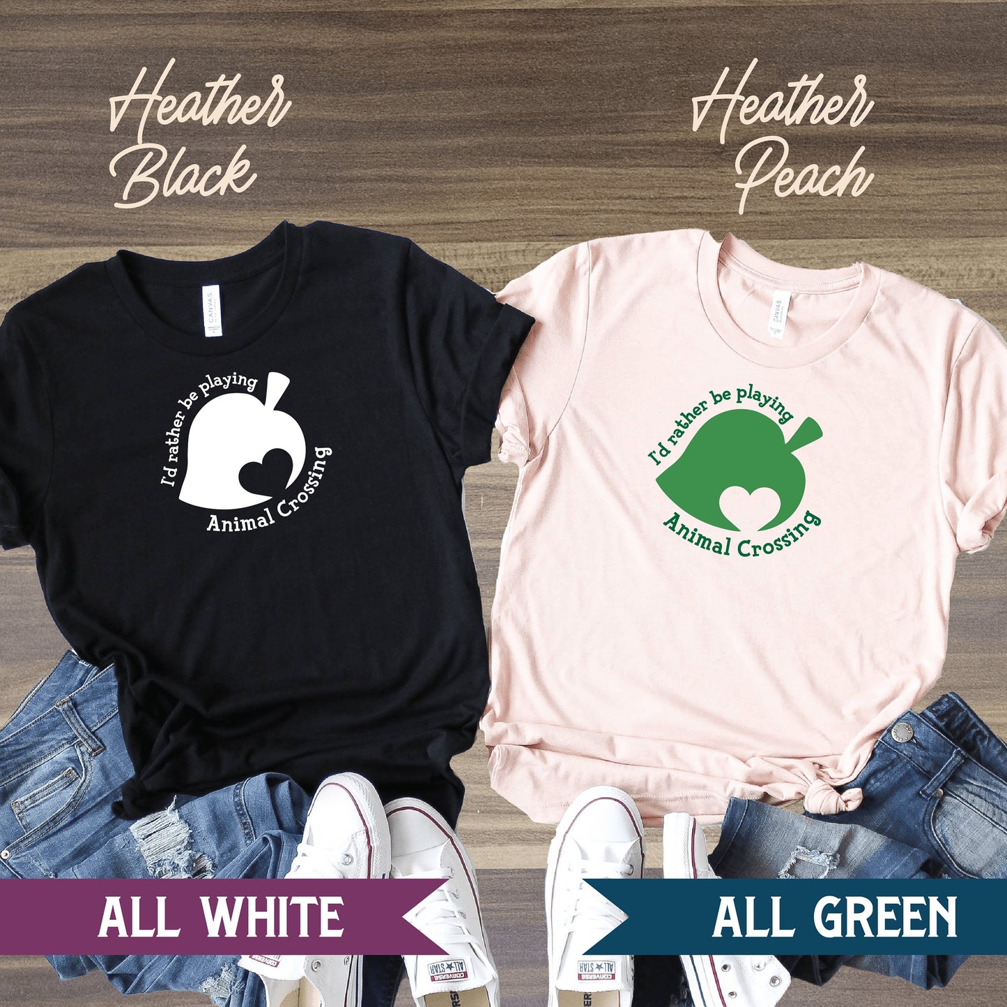 I'd Rather Be Playing Animal Crossing T-Shirt - Custom ACNH Unisex T-Shirt