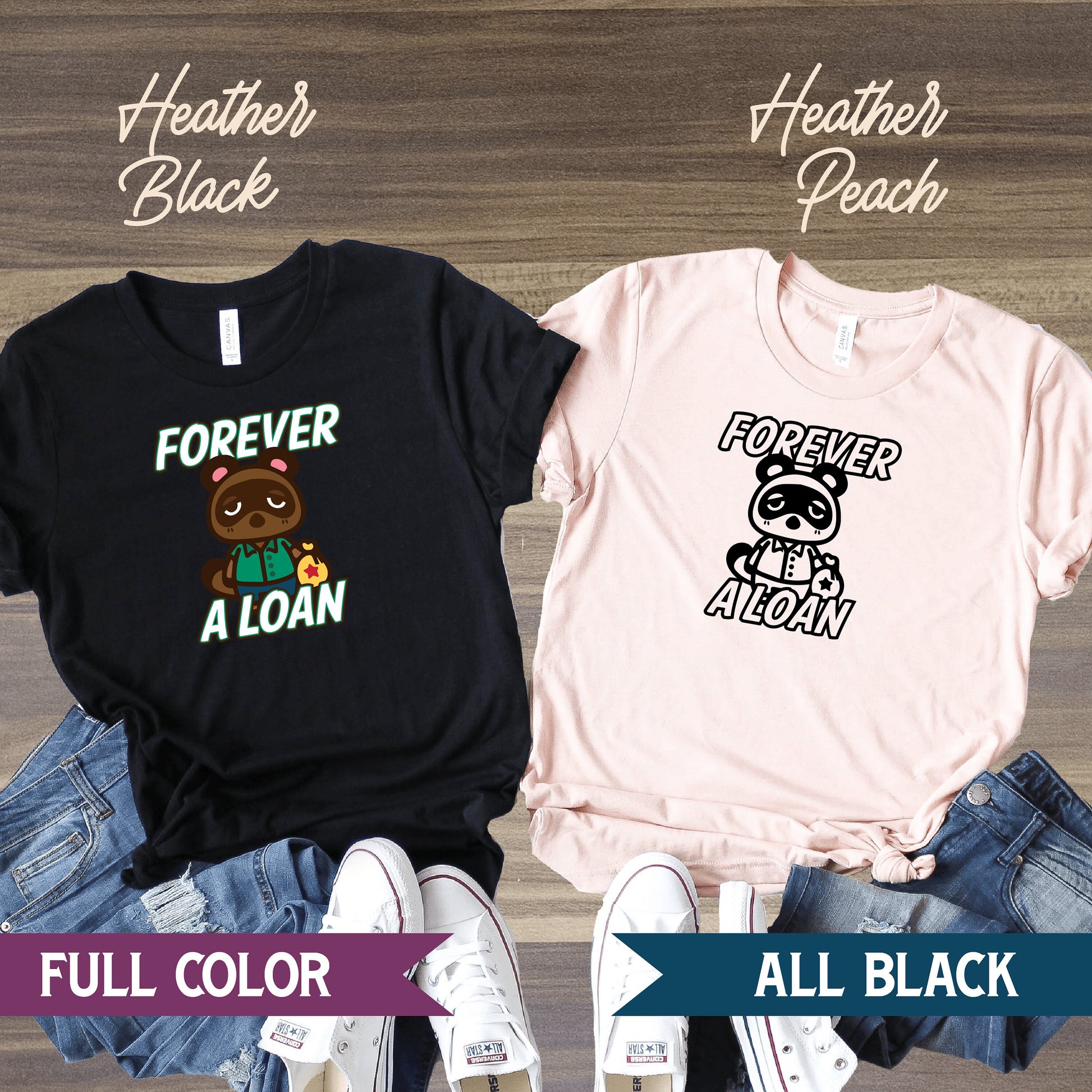 Forever A Loan Tom Nook TShirt - Custom Animal Crossing Unisex T-Shirts