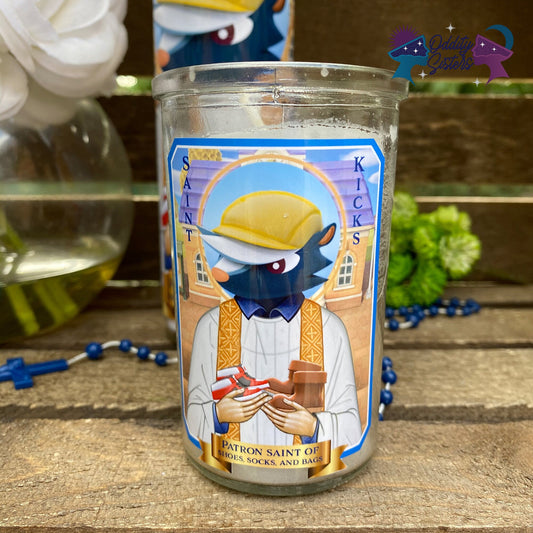 Mini Kicks Prayer Candle 4 oz.