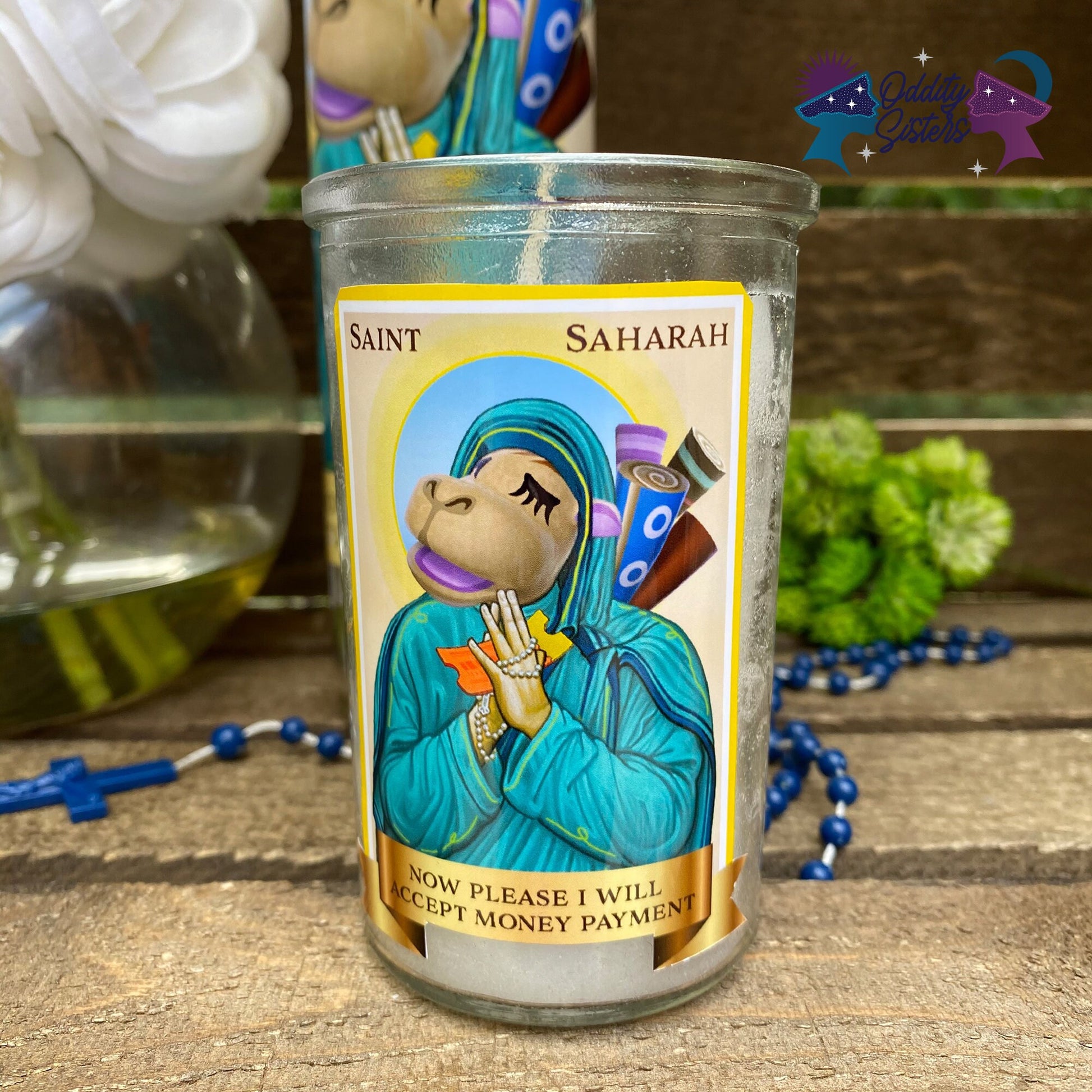 Mini Saharah Prayer Candle 4 oz.