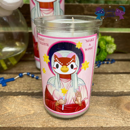 Mini Celeste Prayer Candle 4 oz.