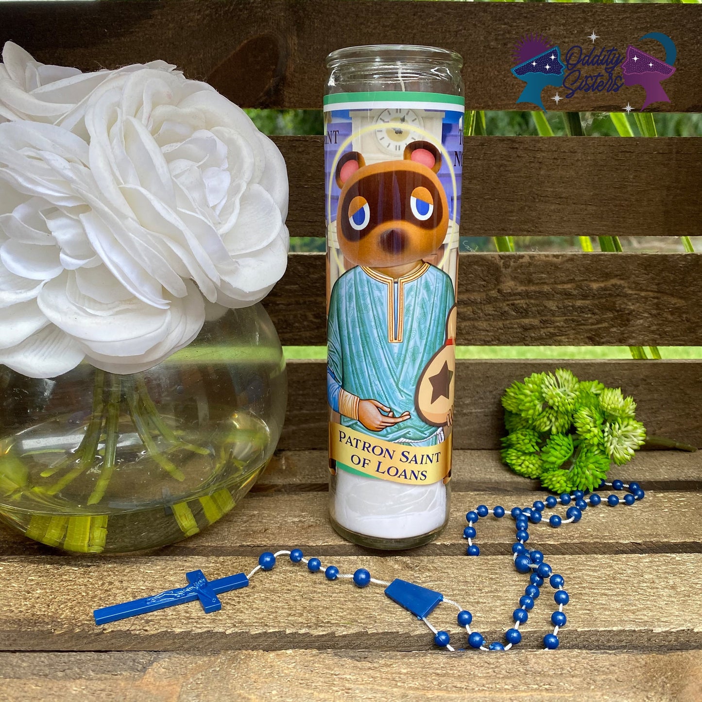 Tom Nook Prayer Candle 8 oz.