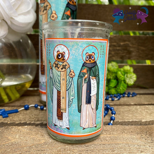 Mini Timmy Tommy Prayer Candle 4 oz.