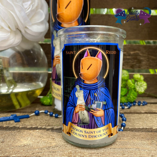 Mini Redd Prayer Candle 4 oz.