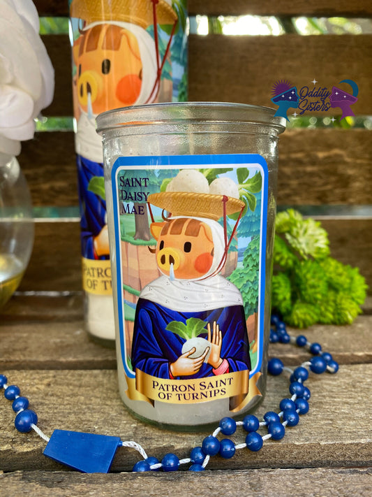 Mini Daisy Mae Prayer Candle 4 oz.