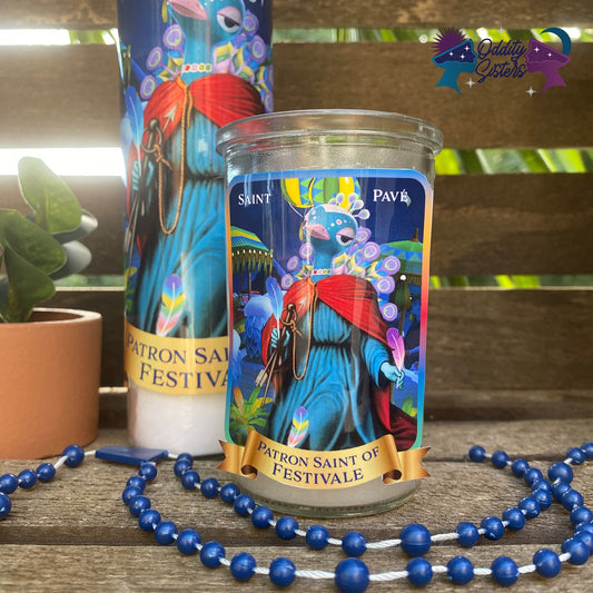 Mini Pavé Prayer Candle 4 oz.